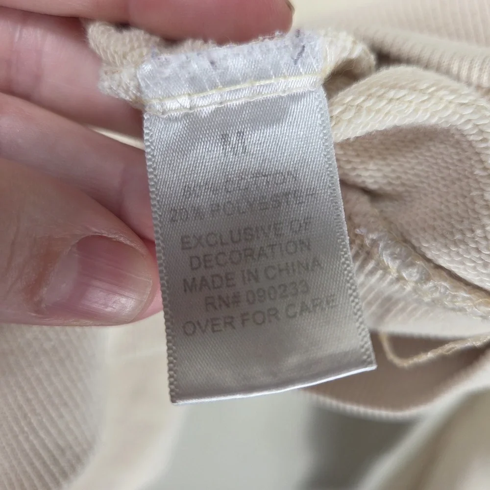Fear of God Essentials‎ Hoodie Cream/Oatmeal Size Medium